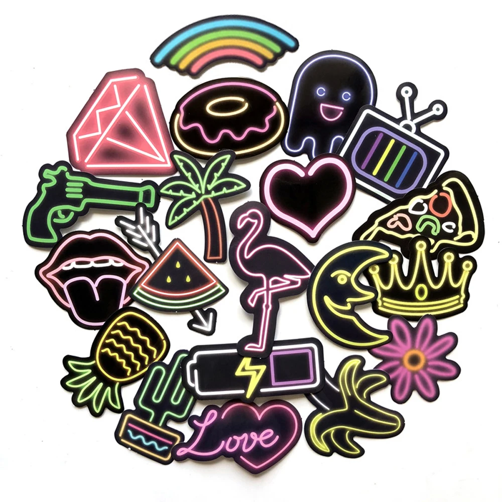 21 PCS Neon Light Series Luggage Stickers Laptop Sticker Vinly Waterproof for Bicycle Skateboard(Not Random)
21 PCS Neon Light Series Luggage Stickers Laptop Sticker Vinly Waterproof for Bicycle Skateboard(Not Random)