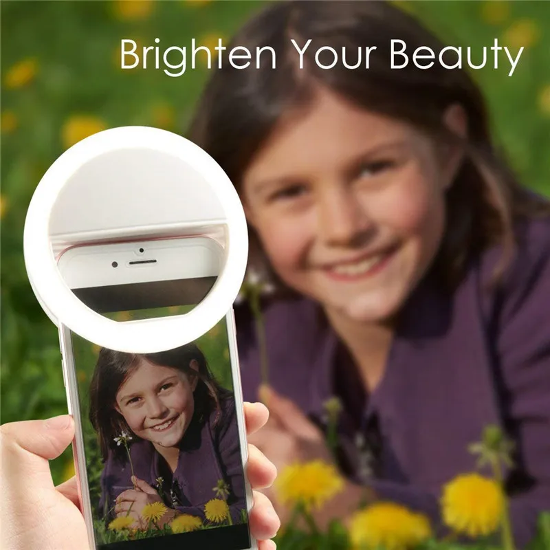 Selfie Portable Flash LED Camera Phone Photography Ring Light Enhancing Photography for Smartphone Tablet PC Photographic Lights
Selfie Portable Flash LED Camera Phone Photography Ring Light Enhancing Photography for Smartphone Tablet PC Photographic Lights