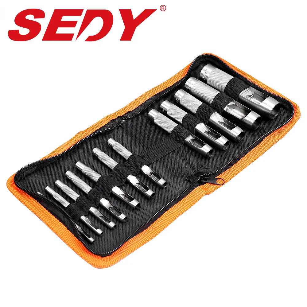 SEDY 12Pcs Leather Tools Hollow Metal Leather Hole Punch Set Leathercraft Hole Craft Set Hollow Puncher Belt Punch Hole Tool Set
SEDY 12Pcs Leather Tools Hollow Metal Leather Hole Punch Set Leathercraft Hole Craft Set Hollow Puncher Belt Punch Hole Tool Set