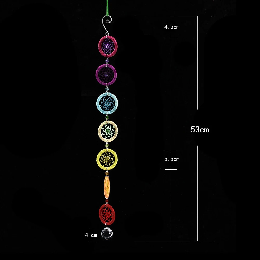 Chakra Dream Catcher Wall Hanging with Rainbow Chandelier for Car Party Home Decor LXY9
Chakra Dream Catcher Wall Hanging with Rainbow Chandelier for Car Party Home Decor LXY9