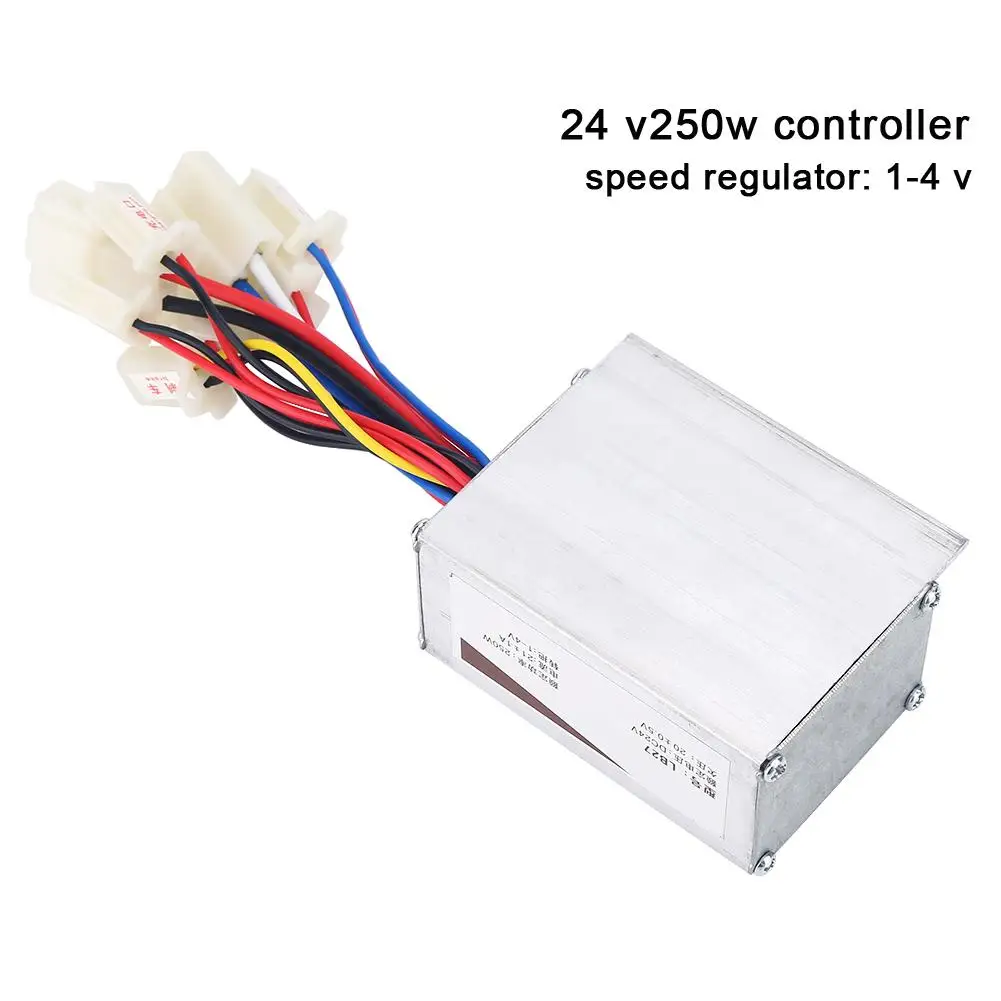 Discount 24V/36V/48V 250/350/500W DC Electric Bike Motor Brushed Controller Box for Electric Bicycle Scooter E-bike Accessory 10