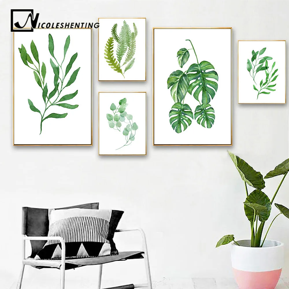 Modern Abstract Canvas Art Painting Spring Plants Leaves Poster Nature Wall Picture Print Home Living Room Decor C224
Modern Abstract Canvas Art Painting Spring Plants Leaves Poster Nature Wall Picture Print Home Living Room Decor C224