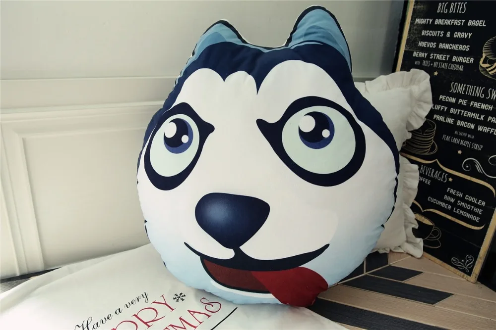 3d Printed Realistic Ins Cute Shiba Inu Husky Dog Plush Pillow Toy Marutaro Dog Doll Animal Cushion Pillow Birthday Gift Aliexpress