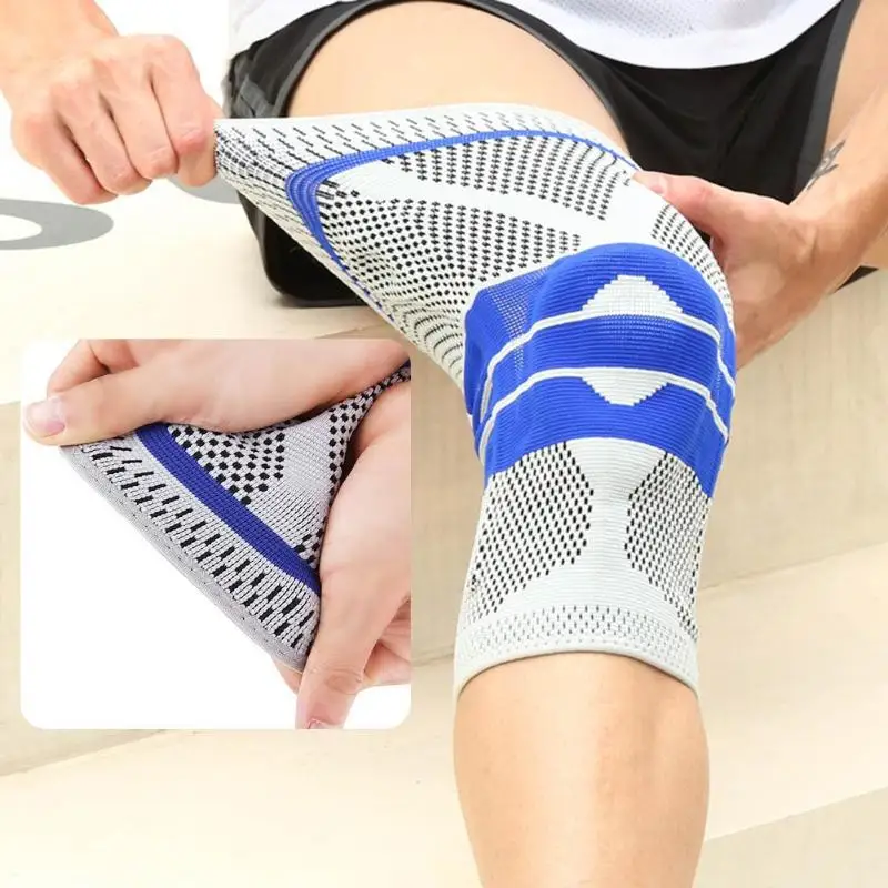 1 pcs Fitness Running Knee Support Protect Gym Sport Basketball Support Silicon Padded Elastic Nylon Compression Knee Pad Sleeve
1 pcs Fitness Running Knee Support Protect Gym Sport Basketball Support Silicon Padded Elastic Nylon Compression Knee Pad Sleeve