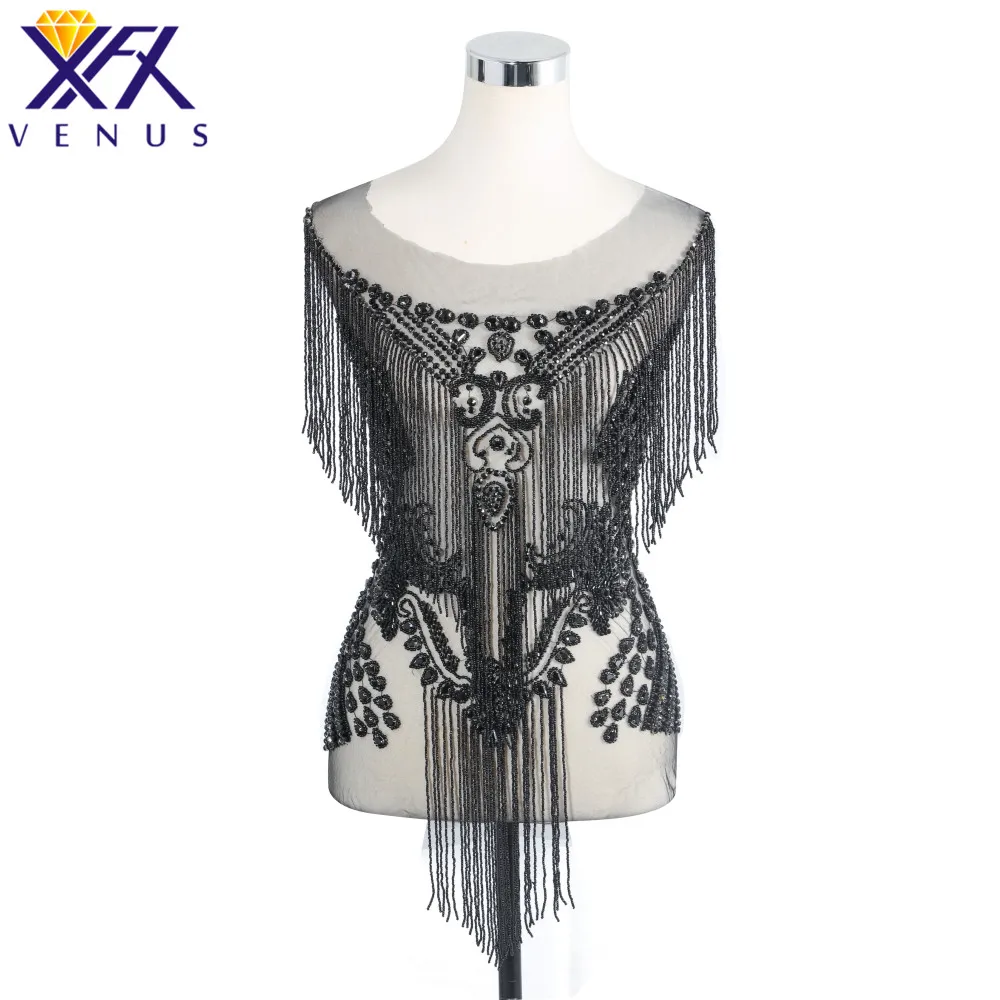 XFX VENUS Pure Handmade Dress Applique Rhinestones Embroidery Patch Beaded Applique Beads Fabric Patch for DIY
XFX VENUS Pure Handmade Dress Applique Rhinestones Embroidery Patch Beaded Applique Beads Fabric Patch for DIY