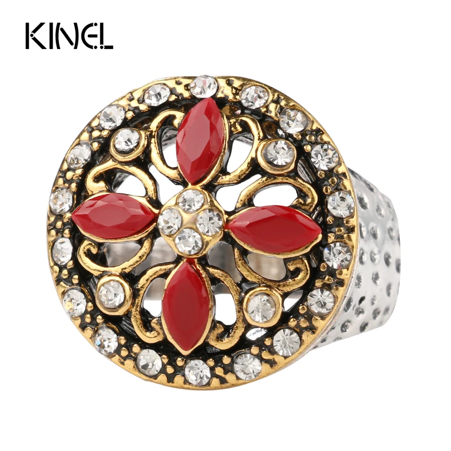 2016 Fashion Lucky Clover Rings For Women Tibetan Alloy Color Gold Mosaic Resin Crystal Vintage Jewelry Weekend Deals
2016 Fashion Lucky Clover Rings For Women Tibetan Alloy Color Gold Mosaic Resin Crystal Vintage Jewelry Weekend Deals