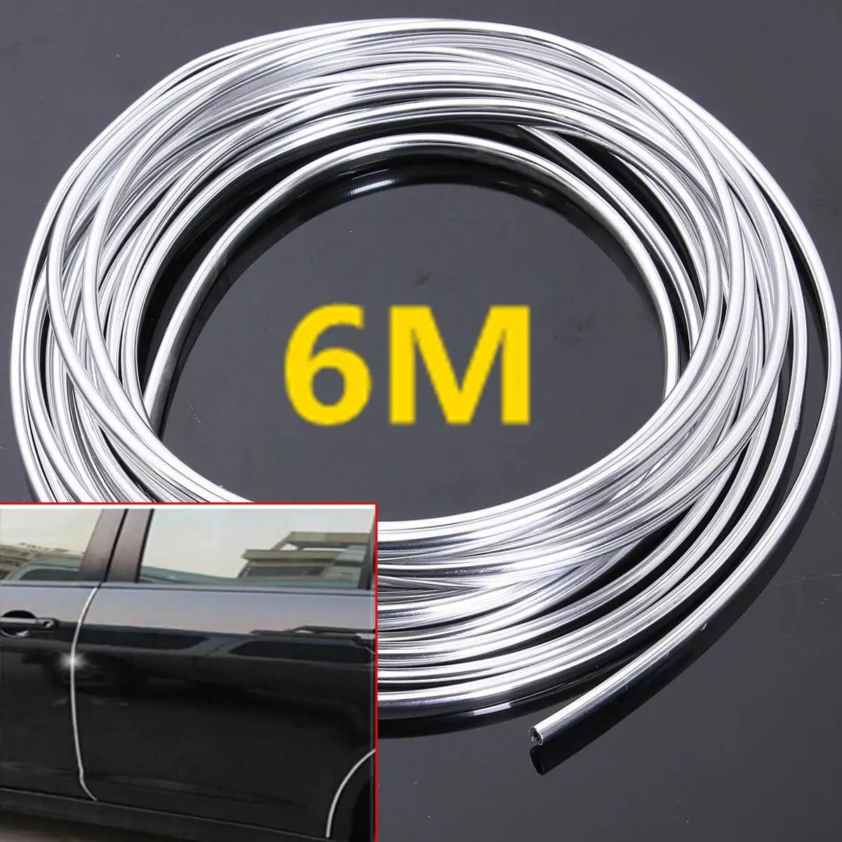 Universal 7mm 3 Meters 6M Moulding Trim Strip Car Door Edge Scratch Guard Protector Strip Roll For VW /BMW /Honda /Toyota
Universal 7mm 3 Meters 6M Moulding Trim Strip Car Door Edge Scratch Guard Protector Strip Roll For VW /BMW /Honda /Toyota
