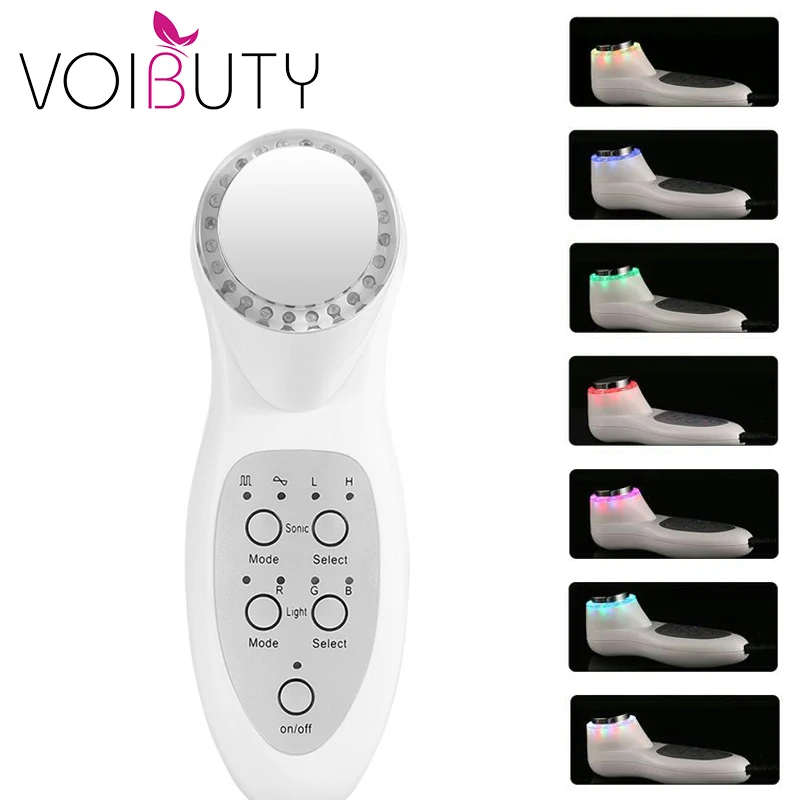 7 Color LED Photon Ultrasonic Facial Skin Rejuvenation Light Therapy Face Lift Cleaner Anti Wrinkle SPA Facial Beauty Massager
7 Color LED Photon Ultrasonic Facial Skin Rejuvenation Light Therapy Face Lift Cleaner Anti Wrinkle SPA Facial Beauty Massager