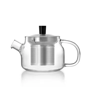 Heatproof Hand blowing Glass Teapot with Stainless Steel Lid and Tea Filter High Quality Water Glass Carafe Clear Body SH257-139
Heatproof Hand blowing Glass Teapot with Stainless Steel Lid and Tea Filter High Quality Water Glass Carafe Clear Body SH257-139