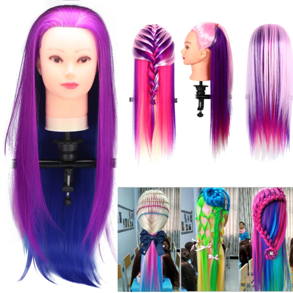 26inch Long Hair Mannequins Head Model Synthetic Fiber Hairdressing Practice Training Mannequin Dummy Head Hair Cutting Tool
26inch Long Hair Mannequins Head Model Synthetic Fiber Hairdressing Practice Training Mannequin Dummy Head Hair Cutting Tool