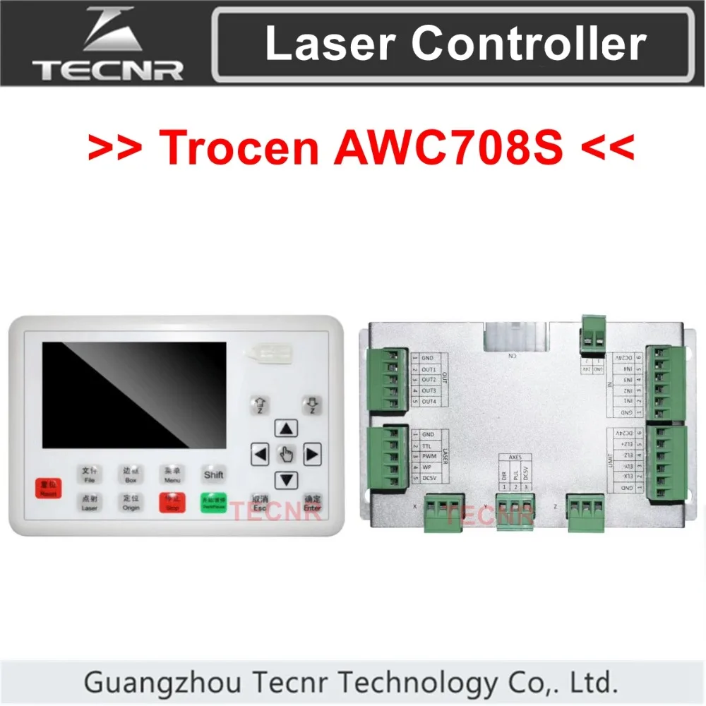 Trocen AWC708S Laser Cutting Motion Controller System for CO2 Engraving and Cutting Machine Replace AWC708C Lite Ruida Leetro
Trocen AWC708S Laser Cutting Motion Controller System for CO2 Engraving and Cutting Machine Replace AWC708C Lite Ruida Leetro