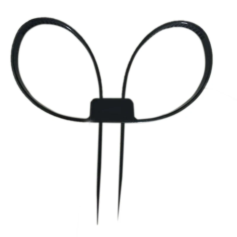 10pcs/Lot 12mmx700mm Plastic Double Flex Cuff Disposable Restraint Zip Tie Self Locking Nylon Cable Ties
