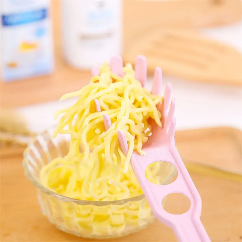 Goodfeer Пшеничная солома спагетти сервер ложки макаронные изделия лапша креативная
