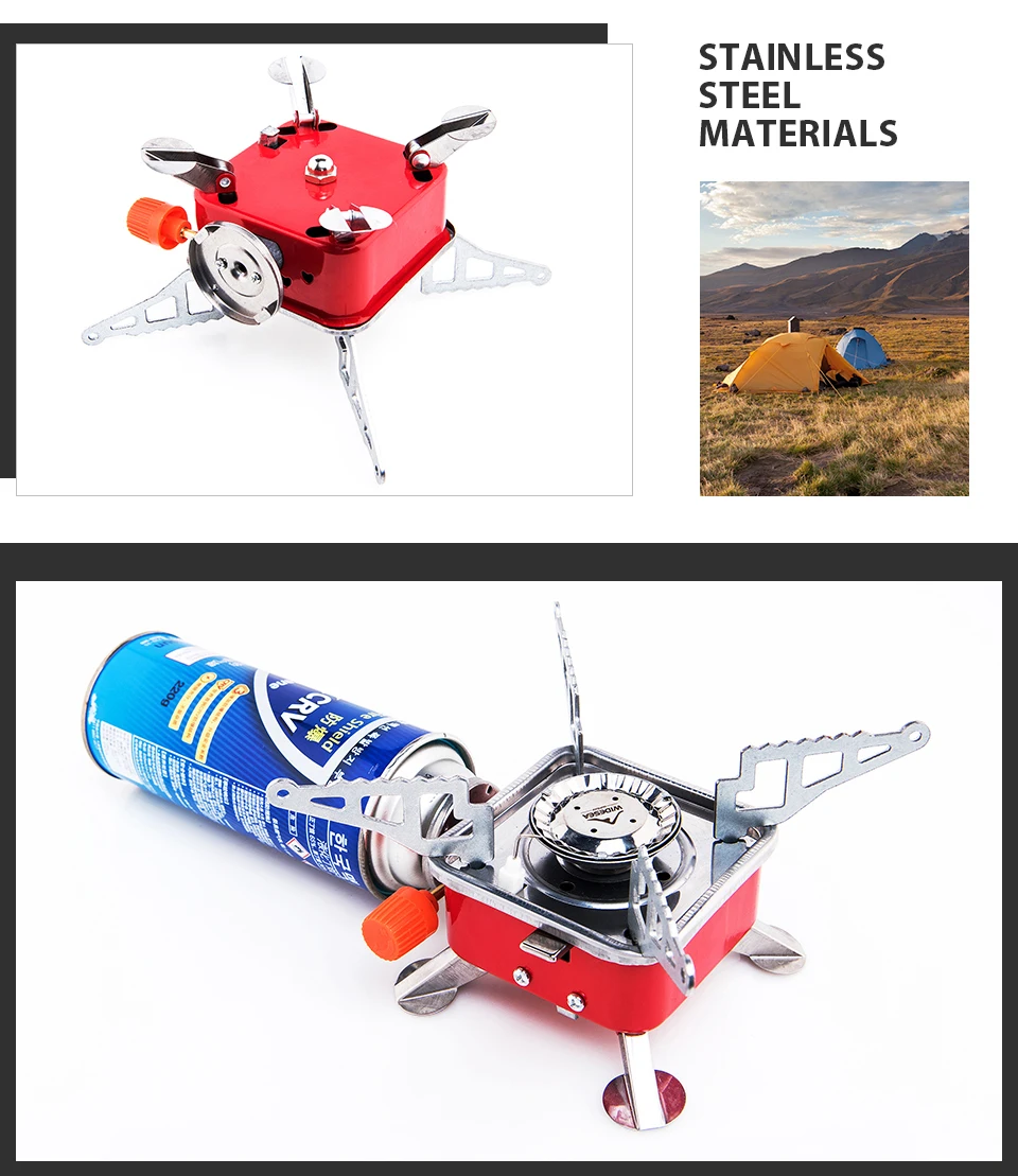 Widesea Gas Burner Camping Stove Tourist Equipment Lighter Outdoor Cooker Kitchen Propane Butane Gas stove Hiking Fishing Widesea Gas Burner Camping Stove Tourist Equipment Lighter Outdoor Cooker Kitchen Propane Butane Gas stove Hiking Fishing