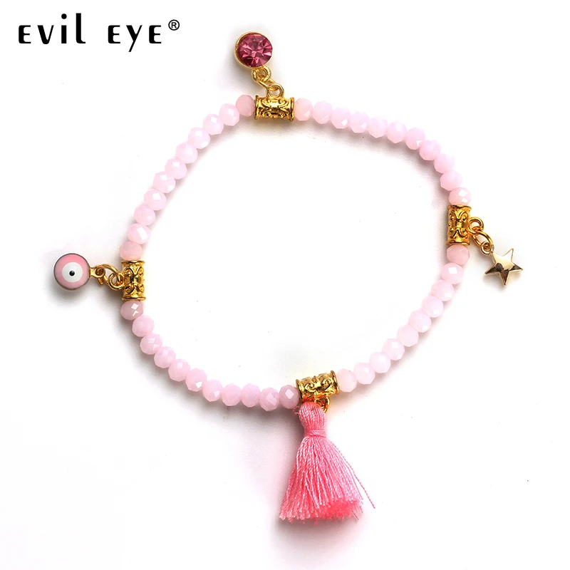 EYE EVIL New Fashion eye Tassel Evil eye beads bracelet material trendy round evil eye charm bracelet for woman jewelry EY2637
EYE EVIL New Fashion eye Tassel Evil eye beads bracelet material trendy round evil eye charm bracelet for woman jewelry EY2637