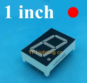 RED 1 inch 7 Segment LED Display 1 Bit Digital Tube 1" 1in Common ANODE(Nixie tube)
RED 1 inch 7 Segment LED Display 1 Bit Digital Tube 1" 1in Common ANODE(Nixie tube)