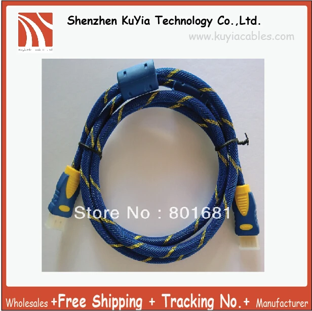 KUYiA gold-plated 5ft 1.5m hdmi cable 1.4 with nylon mesh&dual ferrite cores hdmi cable 1080p supports 3D&blue ray already
KUYiA gold-plated 5ft 1.5m hdmi cable 1.4 with nylon mesh&dual ferrite cores hdmi cable 1080p supports 3D&blue ray already