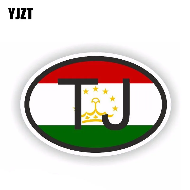 YJZT 12.2CM*8.1CM Car Sticker Country Code TAJIKISTAN Small Oval Car Styling 6-0509
YJZT 12.2CM*8.1CM Car Sticker Country Code TAJIKISTAN Small Oval Car Styling 6-0509