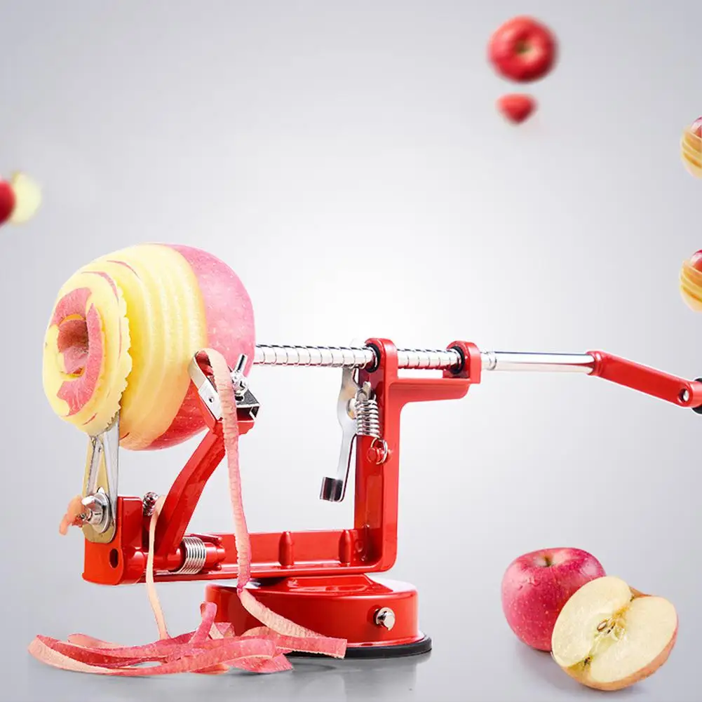 Apple peeling machine hand-cranked multi-function three-in-one peeling to nuclear slice household fast-thickening fruit peeler
Apple peeling machine hand-cranked multi-function three-in-one peeling to nuclear slice household fast-thickening fruit peeler