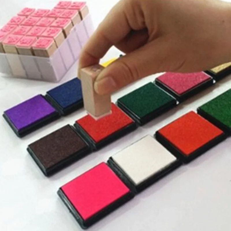 12 Colors Cute Inkpad Craft Oil Based DIY Ink Pads for Sponge Stamps Fabric Scrapbooking Decor Fingerprint Seal Stamp Pad
12 Colors Cute Inkpad Craft Oil Based DIY Ink Pads for Sponge Stamps Fabric Scrapbooking Decor Fingerprint Seal Stamp Pad