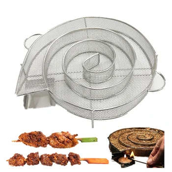 Cold Smoke Generator For BBQ Grill Smoking Salmon Bacon Meat Fish Burn Smoker Tools Cooking Stainless Barbecue Tools1
Cold Smoke Generator For BBQ Grill Smoking Salmon Bacon Meat Fish Burn Smoker Tools Cooking Stainless Barbecue Tools1