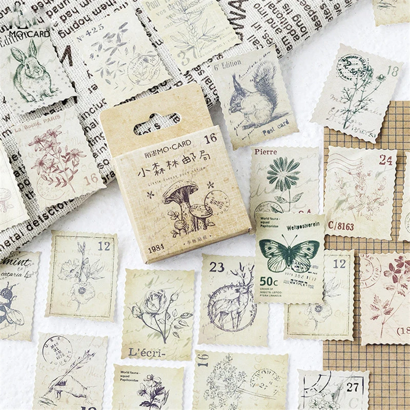 46pcs Stickers Scrapbooking DIY Letter Vintage Stamp Sealing Label waterproof Decorative Sticker Diary Albums Bullet Journal
46pcs Stickers Scrapbooking DIY Letter Vintage Stamp Sealing Label waterproof Decorative Sticker Diary Albums Bullet Journal