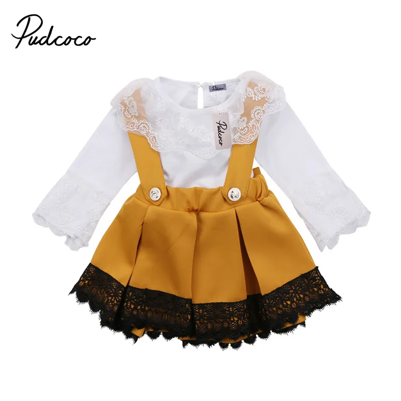 2pcs Kid Baby Girl Lace Clothes Set Jumpsuit Long Sleeve Lace Romper Bodysuit+Party Skirt Dress Outfit Set
2pcs Kid Baby Girl Lace Clothes Set Jumpsuit Long Sleeve Lace Romper Bodysuit+Party Skirt Dress Outfit Set