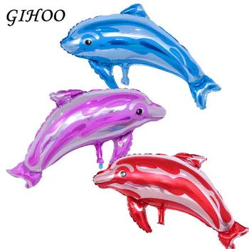 50pcs/lot 84*48cm Dolphin Balloons Birthday Party Decoration Ocean Animal Supplies Helium Balloon Baby Shower Mylar Globos
50pcs/lot 84*48cm Dolphin Balloons Birthday Party Decoration Ocean Animal Supplies Helium Balloon Baby Shower Mylar Globos