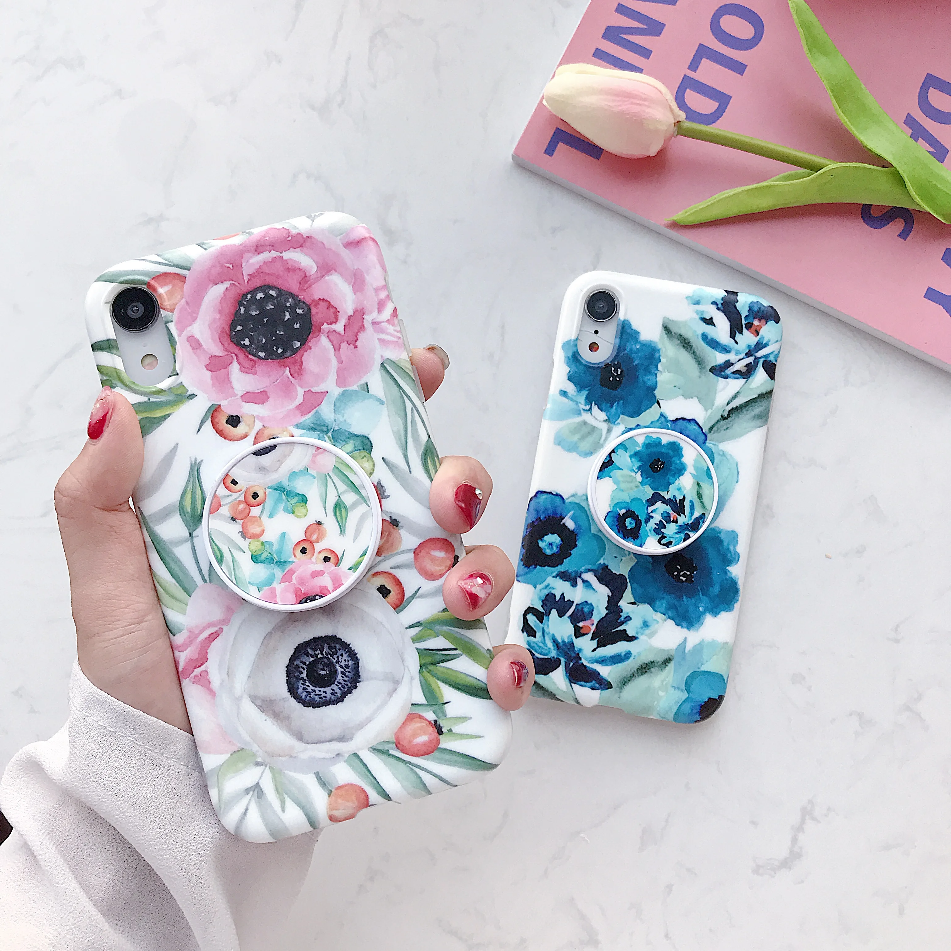 Oil Painting Purple Flower Orchid Rose Kickstand Stand Holder Phone Case for iPhone 11Pro XS Max XR X 6 6s 7 8 Plus Floral Cover
Oil Painting Purple Flower Orchid Rose Kickstand Stand Holder Phone Case for iPhone 11Pro XS Max XR X 6 6s 7 8 Plus Floral Cover