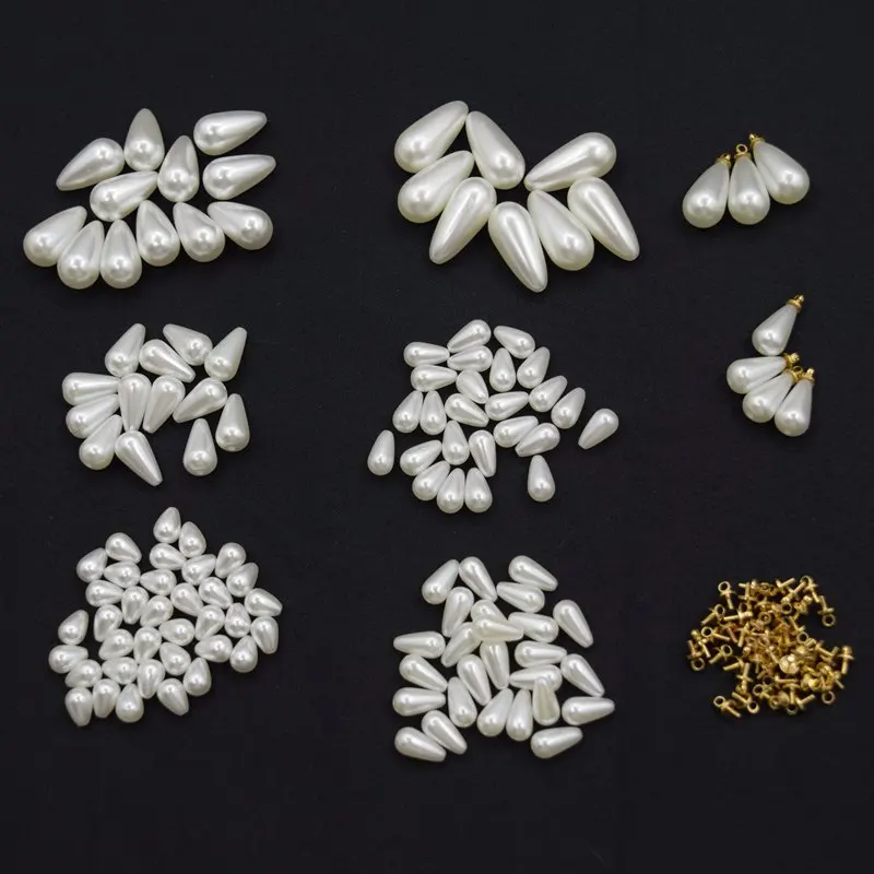 100pcs Tear Drop Round Pearl Imitation ABS Beads For Jewelry Making Arts Crafts Apparel Sewing Garment Beads DIY
100pcs Tear Drop Round Pearl Imitation ABS Beads For Jewelry Making Arts Crafts Apparel Sewing Garment Beads DIY