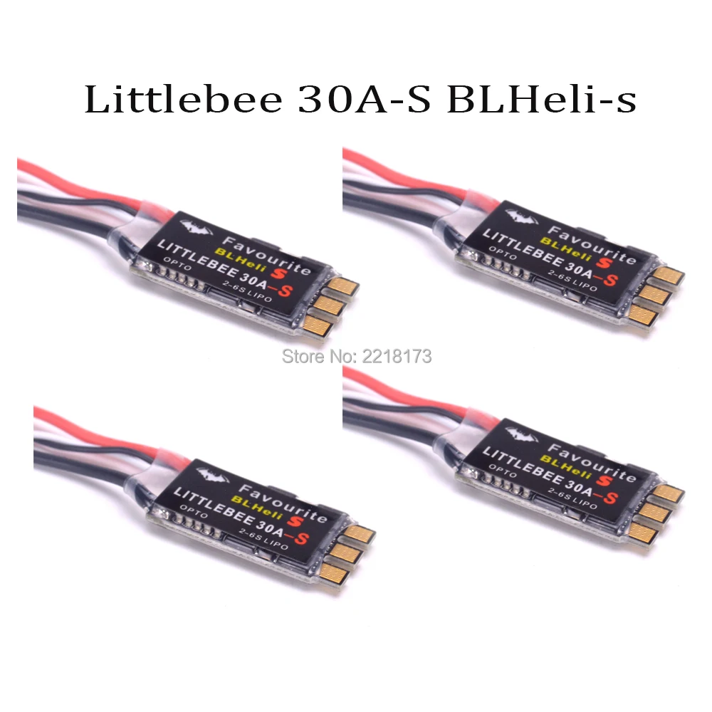 FVT LittleBee 30A-S 30A - S ESC BLHeli_S OPTO 2-6S Supports Mulitshot Oneshot42 OneShot125 for QAV-R 220 Robocat 270
FVT LittleBee 30A-S 30A - S ESC BLHeli_S OPTO 2-6S Supports Mulitshot Oneshot42 OneShot125 for QAV-R 220 Robocat 270