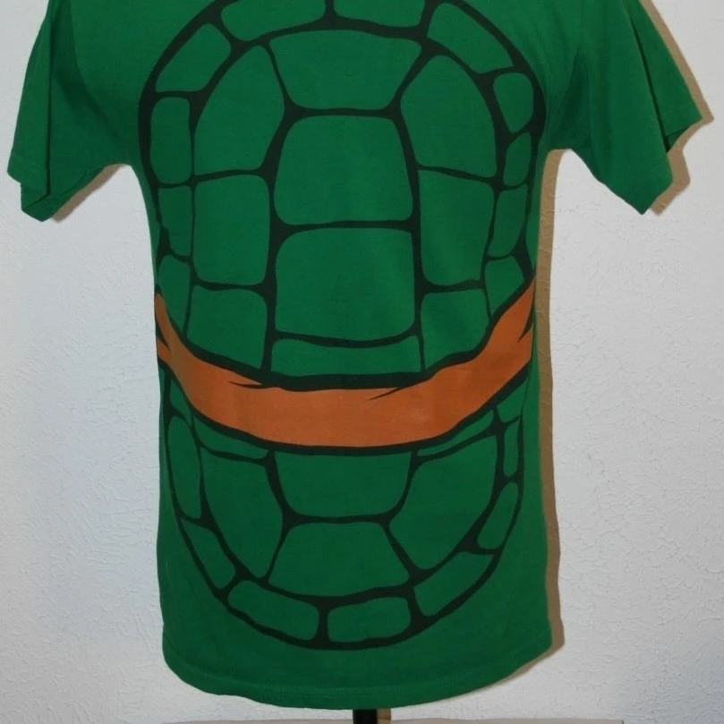 Teenage Mutant Ninja Turtles T-Shirt Medium Mens Chest: 40 TMNT Green (2)