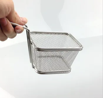 Mini Rvs Friteuse Serveren Voedsel Presentatie Mand Keuken Frieten Chips Frituren Manden
Mini Rvs Friteuse Serveren Voedsel Presentatie Mand Keuken Frieten Chips Frituren Manden