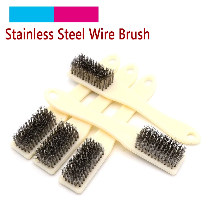 1pcs 6 Rows Stainless Steel Wire Cleaning Brush Plastic Handle For Walnut Bodhi Jewelry Play Polishing Tools Metal Rust Brush
1pcs 6 Rows Stainless Steel Wire Cleaning Brush Plastic Handle For Walnut Bodhi Jewelry Play Polishing Tools Metal Rust Brush