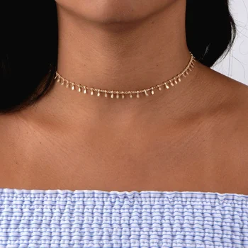 Tiny Hammer Hanging Disc Choker Necklaces, Or Gold Filled Layering Simple Collar Necklace, Women Fashion Jewelry Gifts
Tiny Hammer Hanging Disc Choker Necklaces, Or Gold Filled Layering Simple Collar Necklace, Women Fashion Jewelry Gifts
