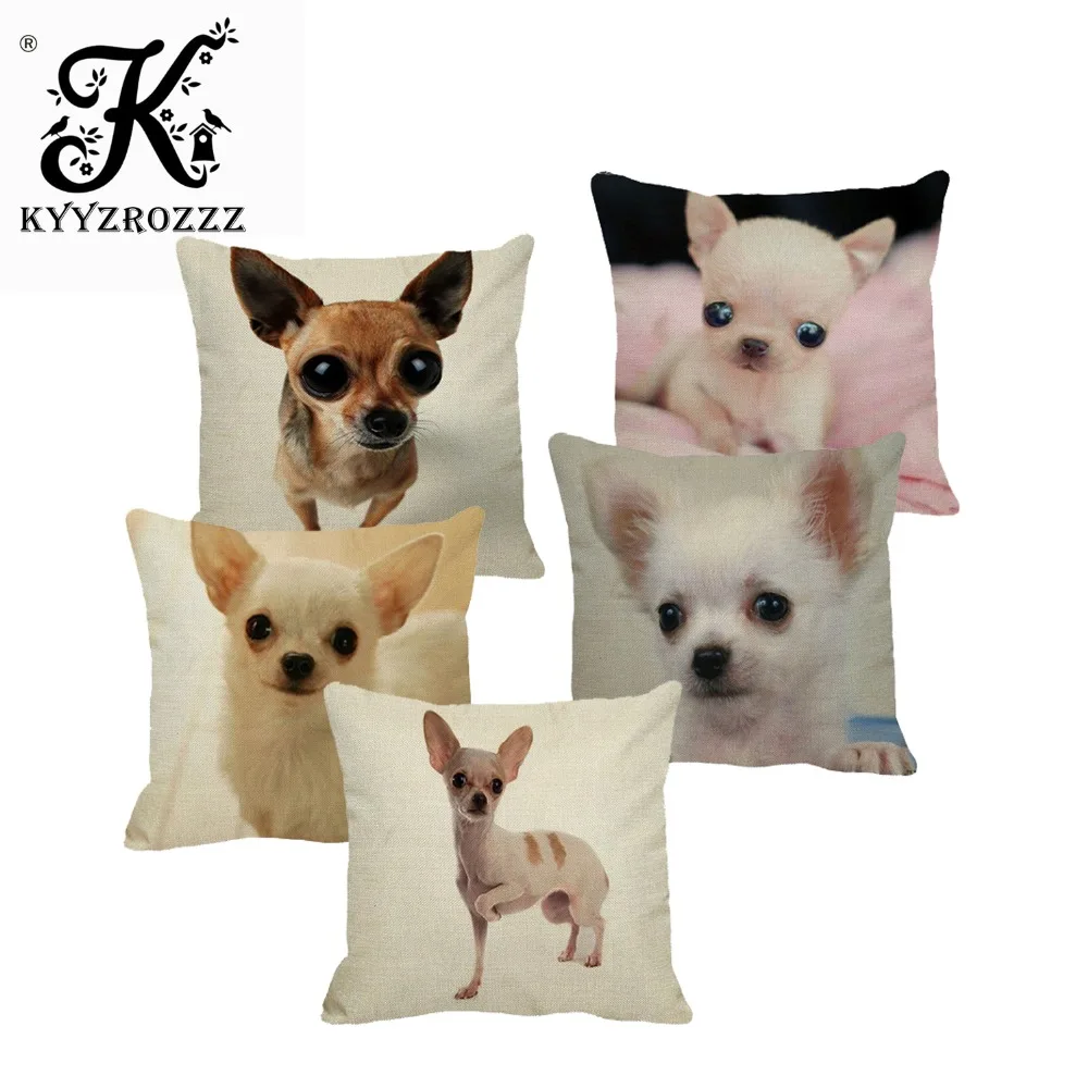 Cute Pet Dog Chihuahua Pattern Linen Pillow Case Cushion Cover Home Sofa Square Pillow Cover 45x45cm
Cute Pet Dog Chihuahua Pattern Linen Pillow Case Cushion Cover Home Sofa Square Pillow Cover 45x45cm