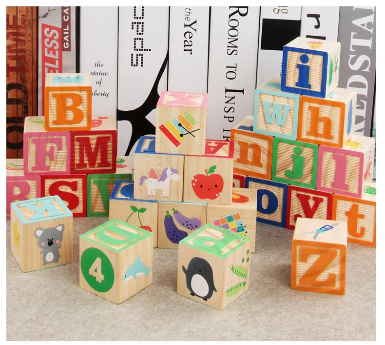 hot Kids Montessori Alphabet Letters Digital Early Learning Resources Wooden ABC Cube Blocks Educational Toys Gifts For Children
hot Kids Montessori Alphabet Letters Digital Early Learning Resources Wooden ABC Cube Blocks Educational Toys Gifts For Children