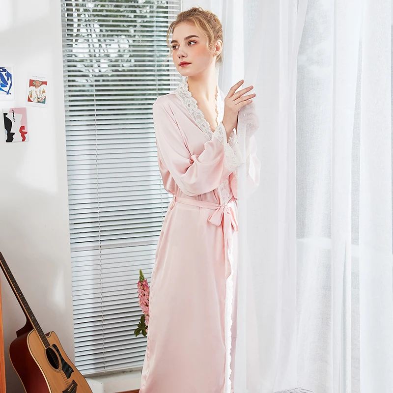 JULY'S SONG Satin Wedding Bride Bridesmaid Robe Floral Bathrobe Sleepwear Robe Nightdress Bathrobe Sexy Lace Pajamas
JULY'S SONG Satin Wedding Bride Bridesmaid Robe Floral Bathrobe Sleepwear Robe Nightdress Bathrobe Sexy Lace Pajamas