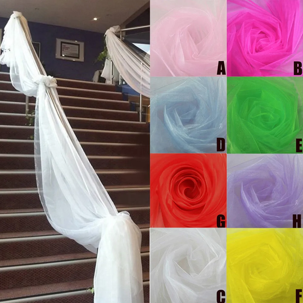 500*48cm Organza Sheer Organza Fabric For Wedding Birthdays Party Backdrop Romantic Decoration Silk Fabric Drop Shipping K20
500*48cm Organza Sheer Organza Fabric For Wedding Birthdays Party Backdrop Romantic Decoration Silk Fabric Drop Shipping K20