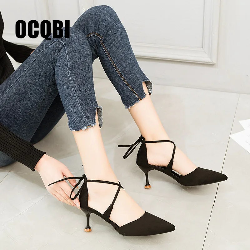 2019 fashion suede pointed cross straps high heels night club sexy pointed toe shoes high-heel shoes women pumps
2019 fashion suede pointed cross straps high heels night club sexy pointed toe shoes high-heel shoes women pumps
