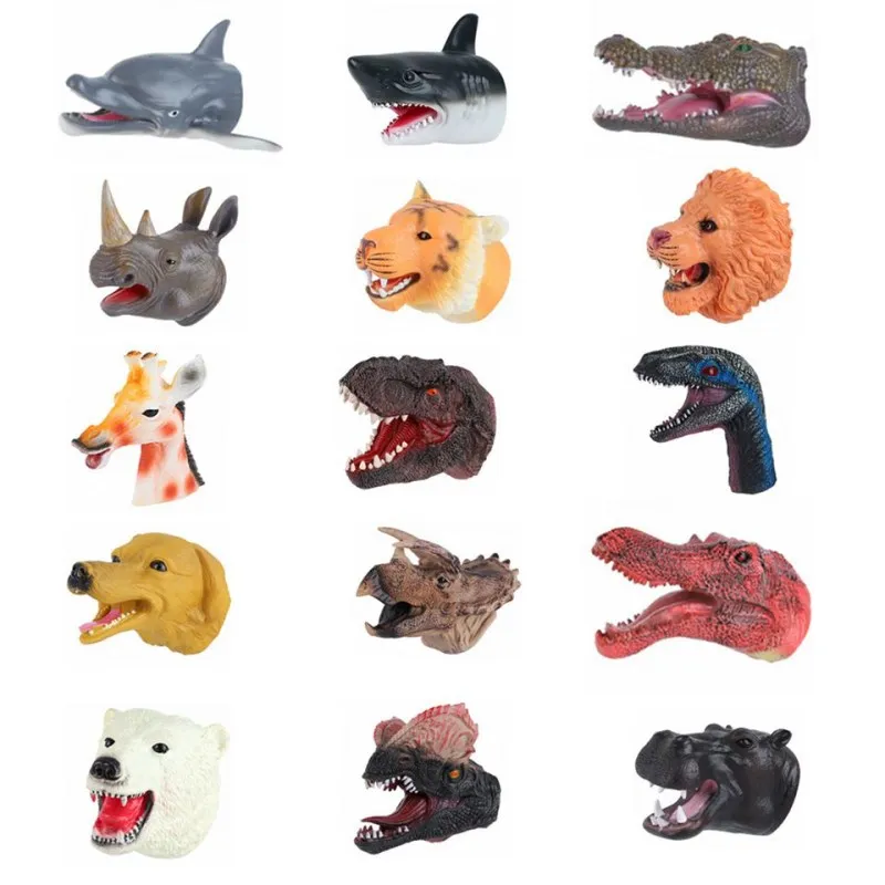 Simulation Hand Puppet Jurassic World Animals Bear Dinosaurs Lion Shark Model Figure Puppets Doll Educational Toys For Children
Simulation Hand Puppet Jurassic World Animals Bear Dinosaurs Lion Shark Model Figure Puppets Doll Educational Toys For Children