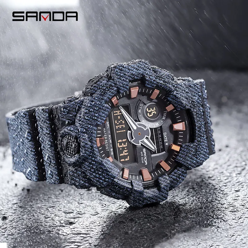 SANDA 700 Sports Men's Watches Top Brand Luxury Military Quartz Watch Men Waterproof Outdoor Digital Teens Wristwatches
SANDA 700 Sports Men's Watches Top Brand Luxury Military Quartz Watch Men Waterproof Outdoor Digital Teens Wristwatches
