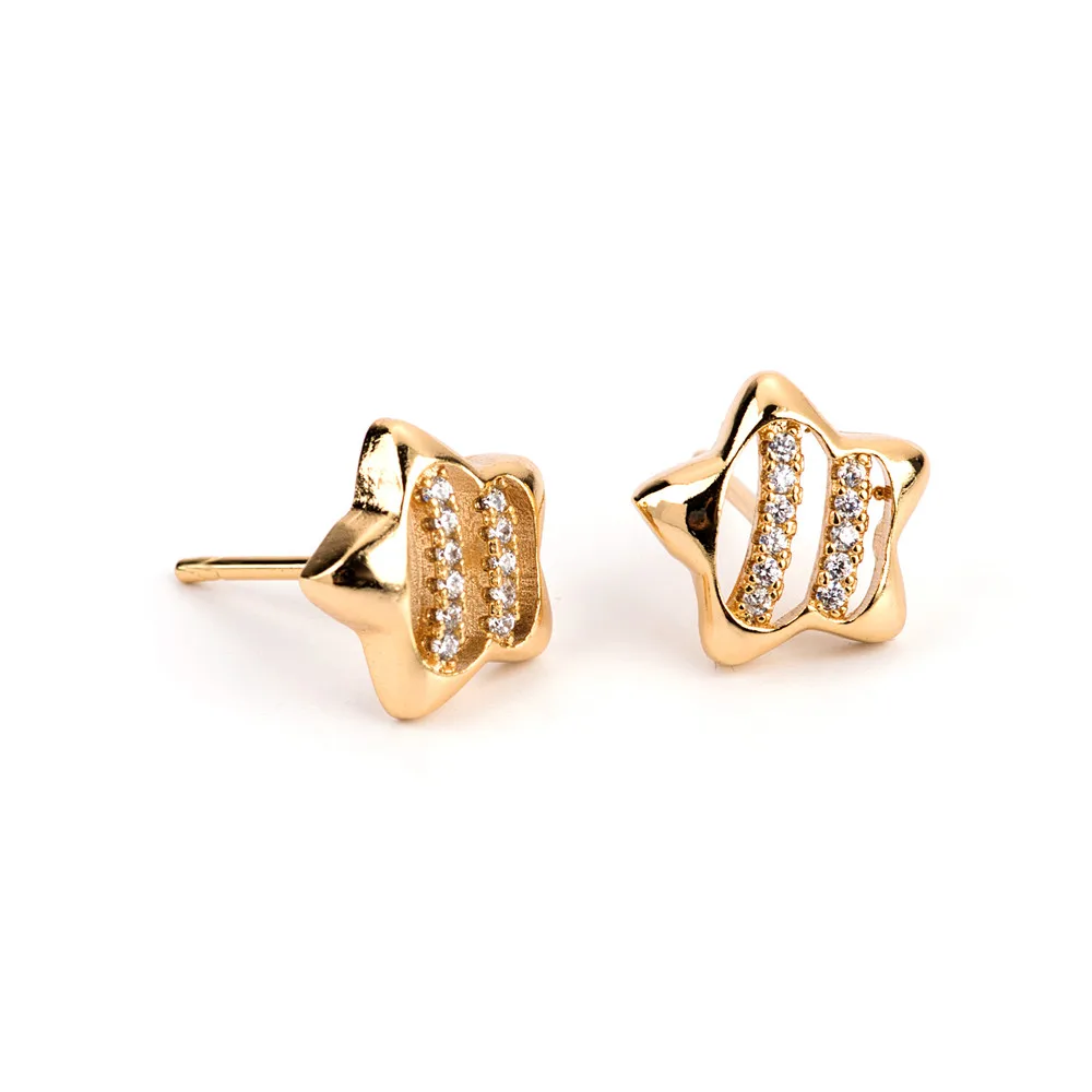 Gold Color Cute Stud Earrings For Women Metal Zircon Star Girls Female Earrings Minimalist Jewelry Brincos Oorbellen Wholesale
Gold Color Cute Stud Earrings For Women Metal Zircon Star Girls Female Earrings Minimalist Jewelry Brincos Oorbellen Wholesale