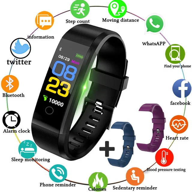 Smart Watch Men Women Heart Rate Monitor Blood Pressure Fitness Tracker Sport Watch Smart bracelet wristband for ios android+BOX
Smart Watch Men Women Heart Rate Monitor Blood Pressure Fitness Tracker Sport Watch Smart bracelet wristband for ios android+BOX