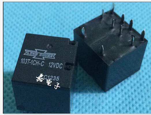 HOT NEW relay 103T-1CH-C-12VDC 103T-1CH-C 12VDC 103T1CHC 103T-1CH 12VDC DIP10 10PCS/LOT