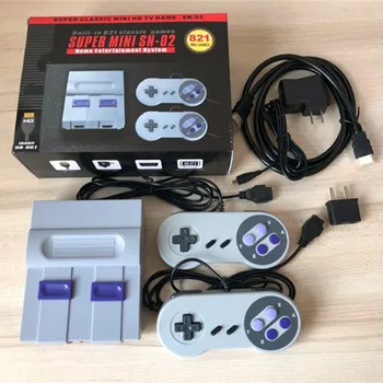 Mini TV Game Console Support HDMI 8 Bit Retro Video Game Console Built-In 821 Games Handheld Gaming Player for PAL&NTSC
Mini TV Game Console Support HDMI 8 Bit Retro Video Game Console Built-In 821 Games Handheld Gaming Player for PAL&NTSC