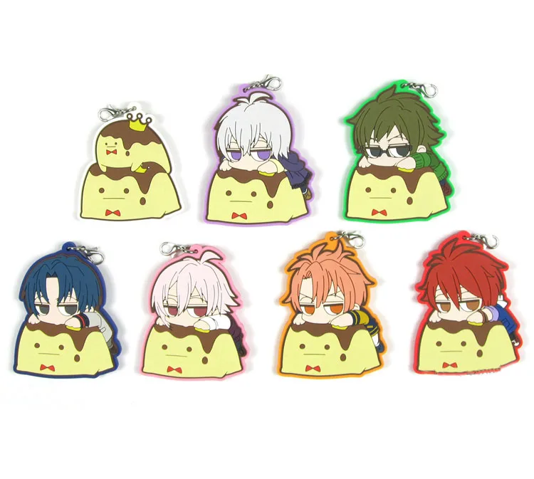 Idolish7 Anime keychain IZUMI IORI YAMATO NIKAIDO SOGO NAGI TAMAKI Gaku Mitsuki OSAKA Rubber strap/mobile phone charms D171 | Украшения и