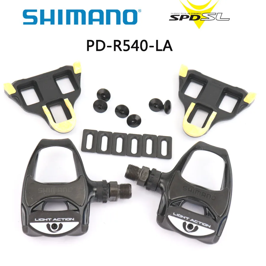 SHIMANO PD-R540 LA Road bicycle pedal Light Action SPD-SL Bike Pedals Include SM-SH11 Self-locking Cleats Shimano genuine Pedal
SHIMANO PD-R540 LA Road bicycle pedal Light Action SPD-SL Bike Pedals Include SM-SH11 Self-locking Cleats Shimano genuine Pedal