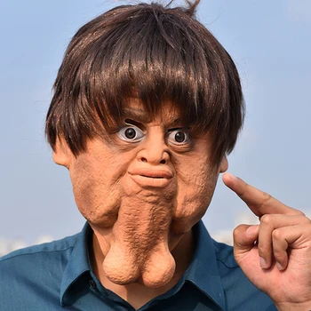 New Halloween Mask Funny Horror Mask Geek Big Chin Mask Horror Mask Belt Movie Photo Props Latex Bar Dance Party Mask
New Halloween Mask Funny Horror Mask Geek Big Chin Mask Horror Mask Belt Movie Photo Props Latex Bar Dance Party Mask