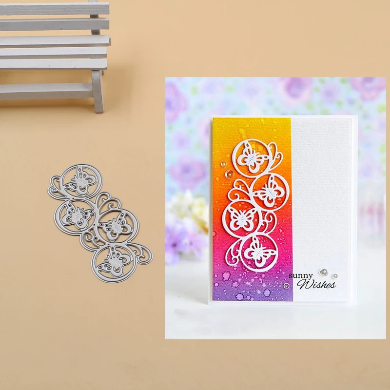 Butterfly Circles Metal Cutting Dies Stencils for DIY Scrapbook Photo Album Paper Card Decorative Craft Embossing Die
Butterfly Circles Metal Cutting Dies Stencils for DIY Scrapbook Photo Album Paper Card Decorative Craft Embossing Die